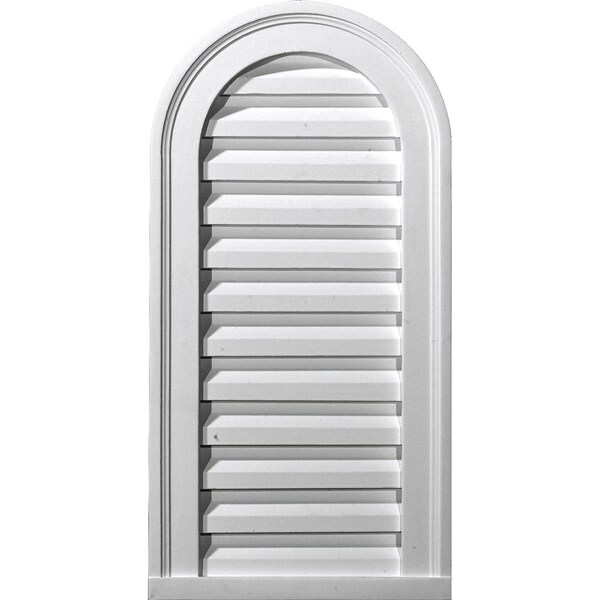 Ekena Millwork Cathedral Urethane Gable Vent Louver, Functional, 14"W x 19"H GVCA14X19F - main